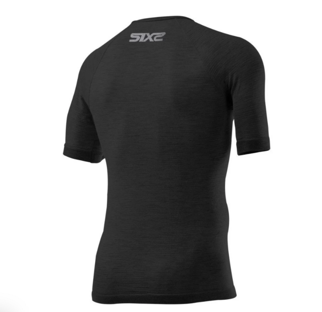 Maglia Termica Moto Wool Black Six2 Unisex